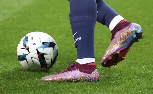 Las botas Nike de Kylian Mbappé. Getty