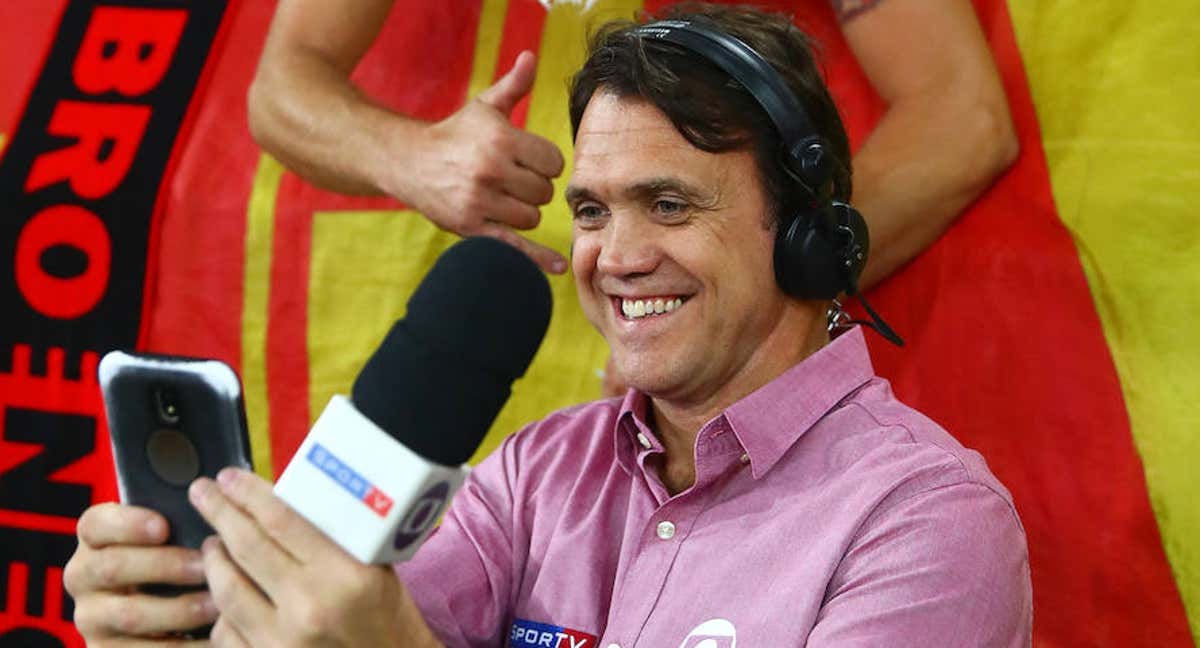 Dejan Petkovic, durante su etapa como comentarista en Brasil. /GETTY