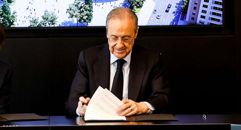 Florentino Pérez, presidente del Real Madrid.