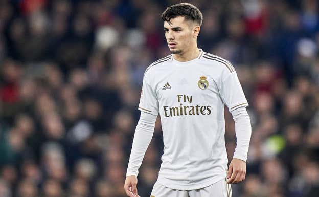 Brahim, en un partido con el Real Madrid. Getty