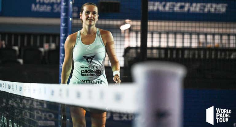 Ariana Sánchez saliendo a pista la temporada pasada.