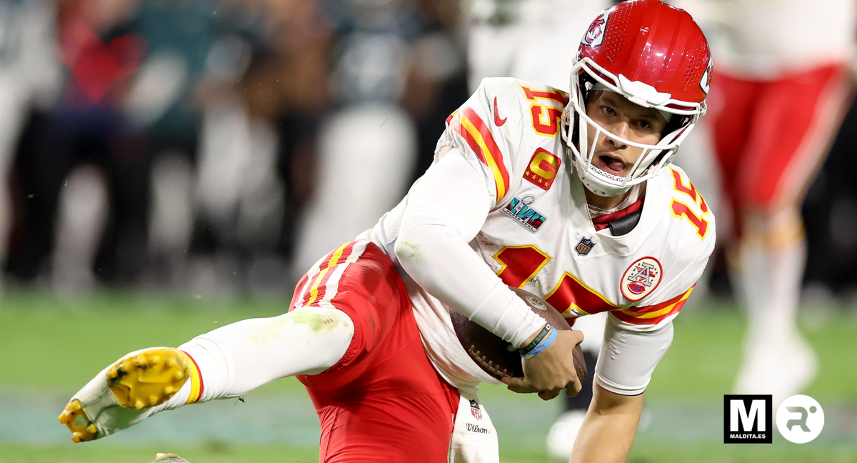 El bulo de los Kansas City Chiefs y la bandera de España. /FOTO: AFP | CHRISTIAN PETERSEN
