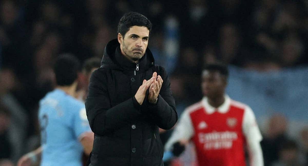 Mikel Arteta, entrenador líder de la Premier League. /Reuters