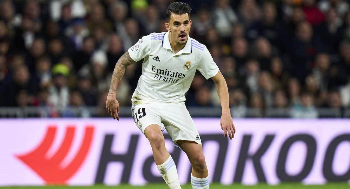 Dani Ceballos, con el Real Madrid./Getty