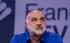 Laso estaba en la grada, no en el banquillo