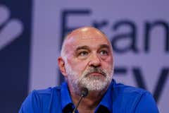 Laso estaba en la grada, no en el banquillo