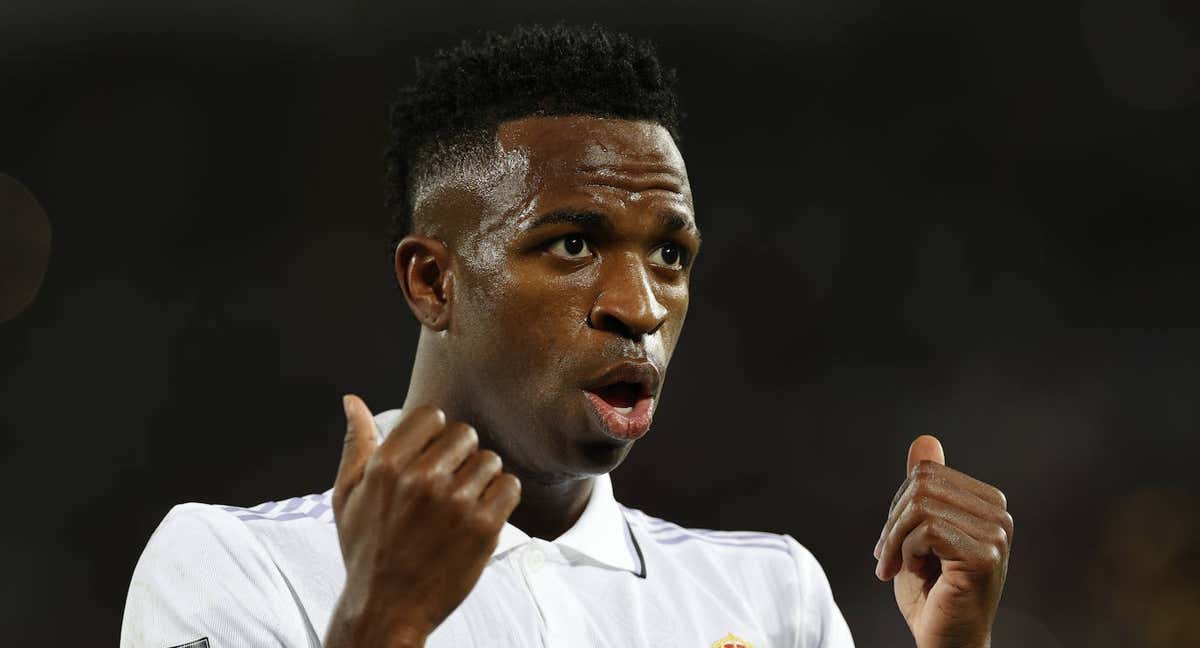 Vinicius, en el partido contra Osasuna./EFE