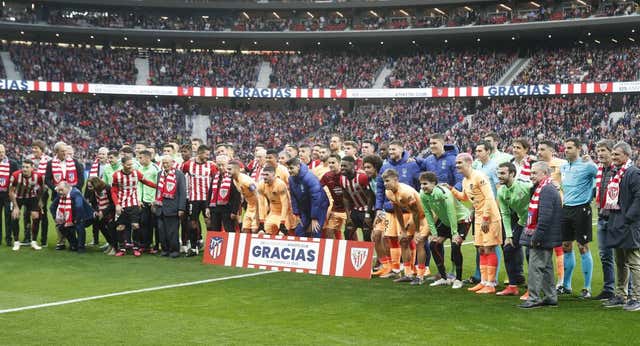 «Gracias», el mejor resumen a más de un siglo de historia entre Atlético y Athletic