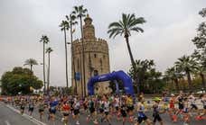 Sevilla vive su fiesta del maratón con premio para los españoles