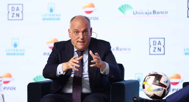 Tebas y la dimisión de Laporta: «Si no lo explica más razonablemente, pienso que sí…»