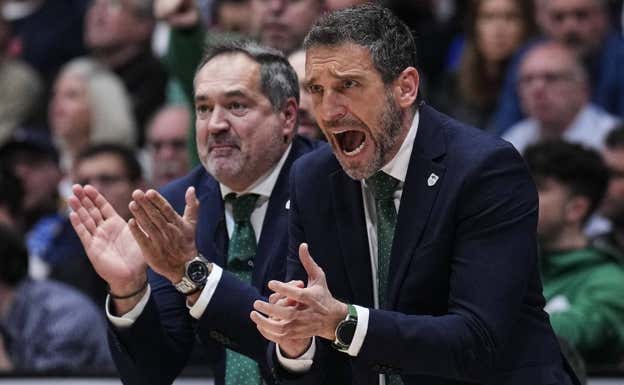 Ibón Navarro, técnico de Unicaja. EFE