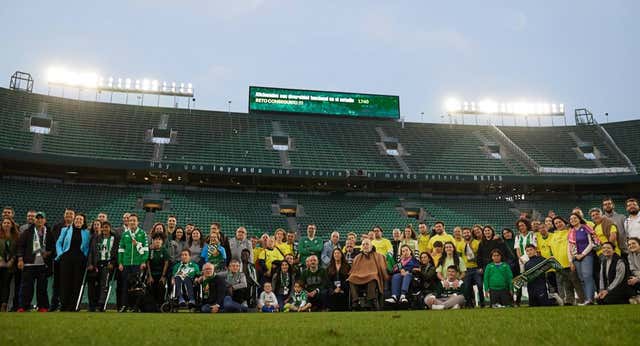 El Betis celebra el partido más inclusivo del mundo