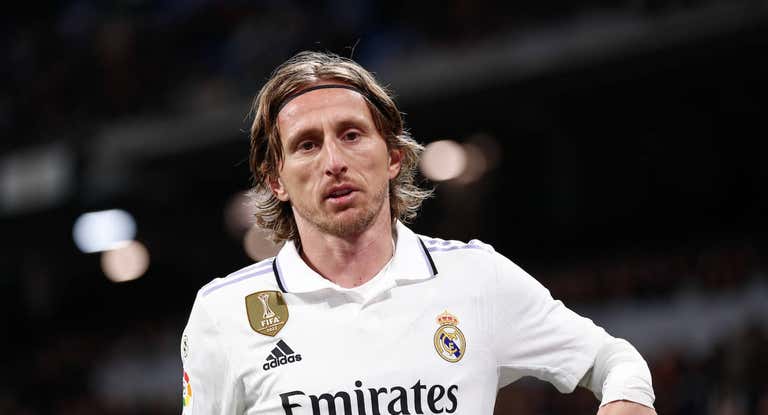 Modric, en el último partido con el Real Madrid.