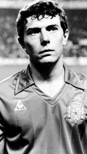 Imagen de archivo de Emilio Butragueño con la Selección española