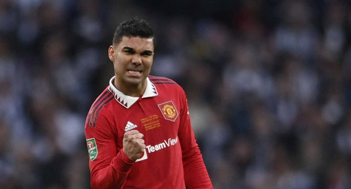 Casemiro, goleador en la final./REUTERS