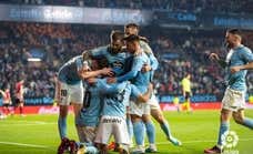 Celta 3 - Valladolid 0: resumen, goles y resultado