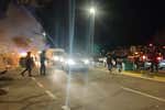 Cargas policiales contra los ultras de Osasuna en la previa ante el Athletic