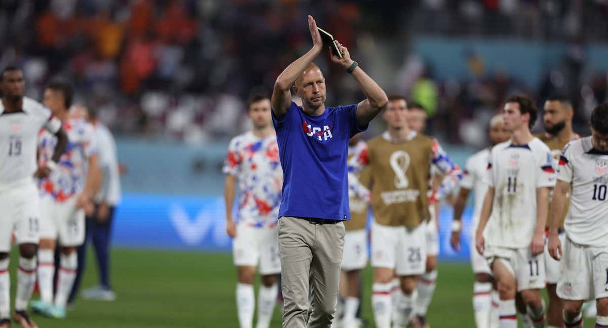 Gregg Berhalter, tras la eliminación de la selección de Estados Unidos del Mundial de Catar. /Getty