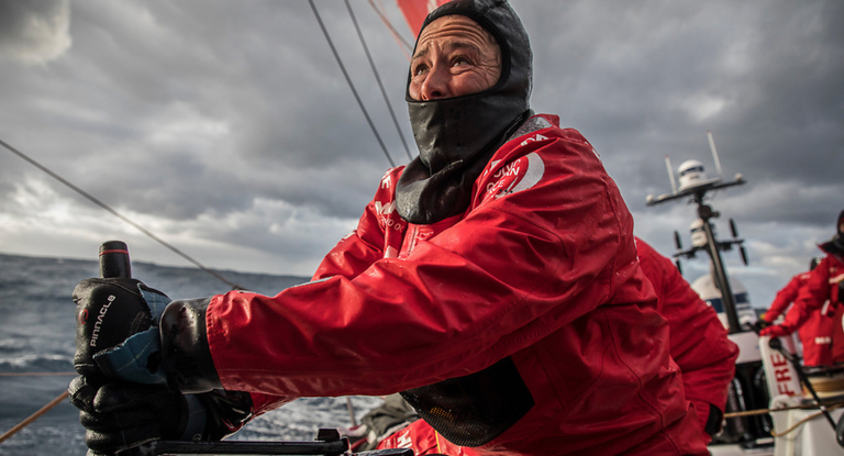 Támara Echegoyen, en la última Volvo Ocean Race.