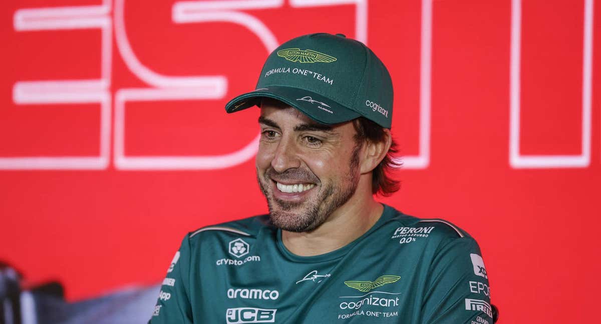 Fernando Alonso, durante los test de pretemporada en Baréin. /Getty Images