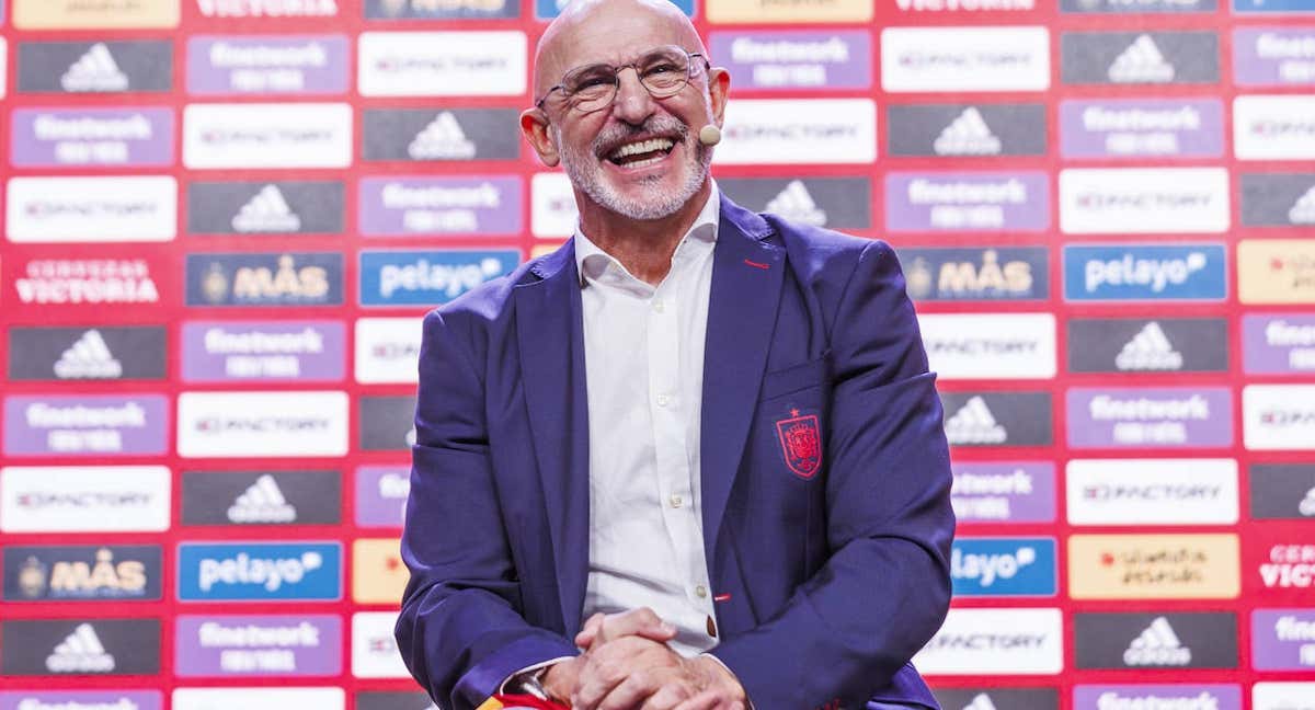 De la Fuente, durante su presentación como seleccionador./SEFUTBOL