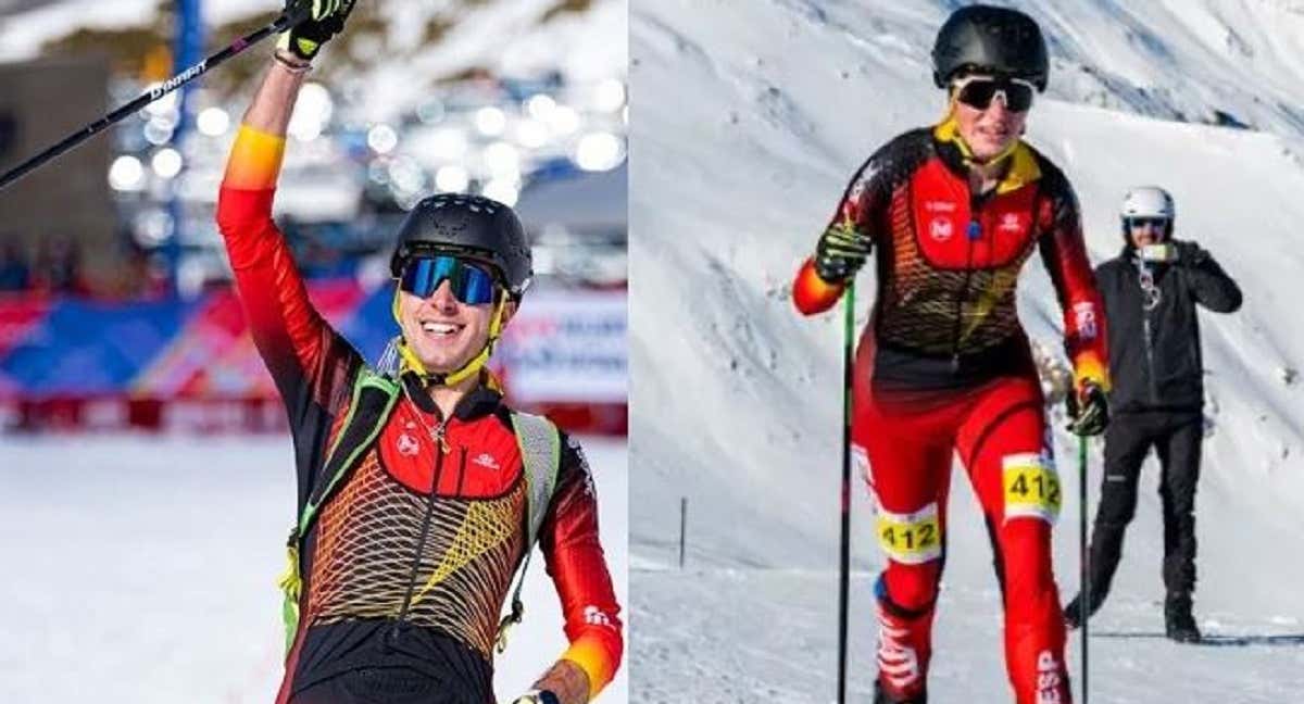 Oriol Cardona y Laia Sellés, campeones del mundo de sprint, en categoría absoluta y U18, respectivamente./ FOTO: Lymbus