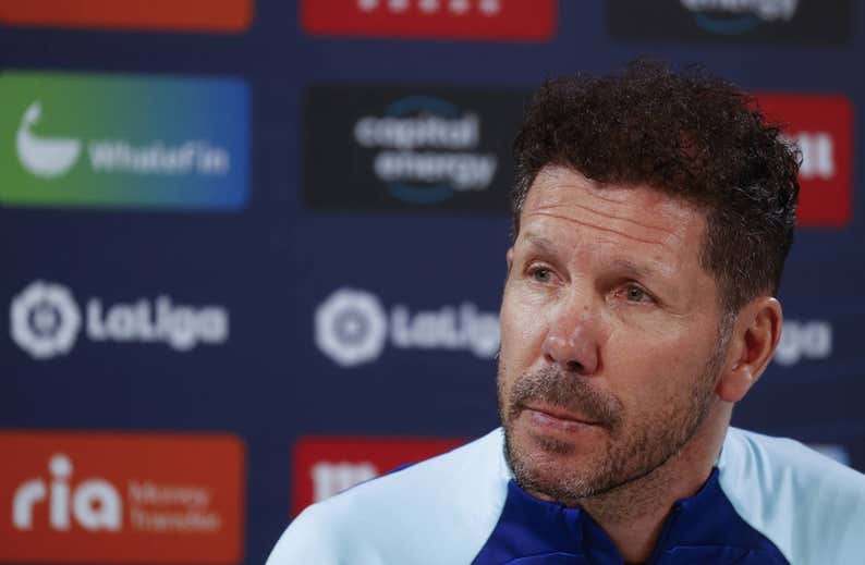 Simeone y el estilo del Barça: «Las palabras son palabras. Lo que se ven son los hechos»