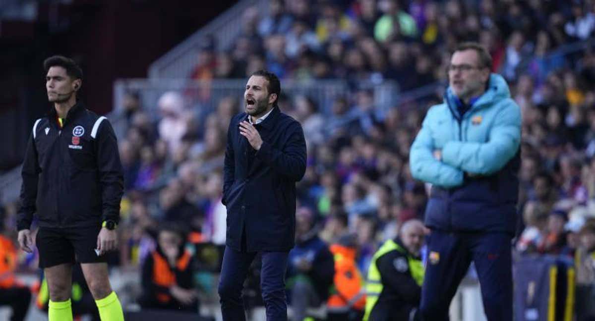 Baraja en el Camp Nou.