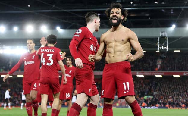 Mohamed Salah, futbolista del Liverpool. REUTERS