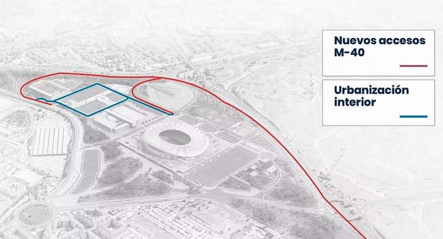 El Atlético empieza a construir los accesos de su Ciudad Deportiva
