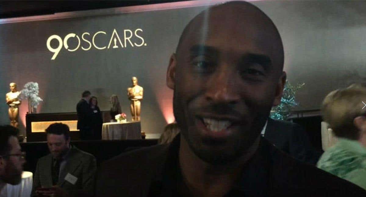 Kobe Bryant en la gala de los Oscar de 2018.