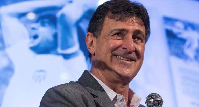 Mario Alberto Kempes el día de la presentación de su autobiografía 'Matador'