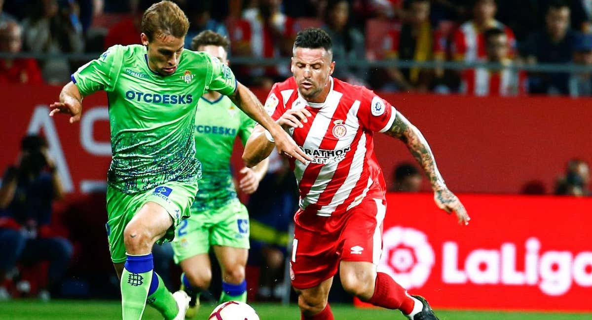 Aday Benítez, en un partido contra el Real Betis. /EFE