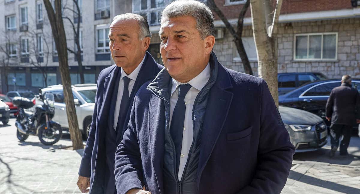 Joan Laporta, presidente del FC Barcelona./Efe