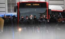 Graves incidentes entre ultras y la policía antes del Nápoles-Eintracht