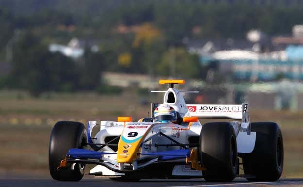 Miguel Molina, en una carrera de las World Series by Renault 2008. Renault