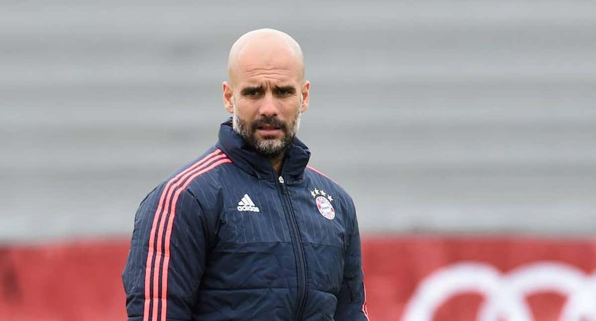 Guardiola durante su etapa en el Bayern.