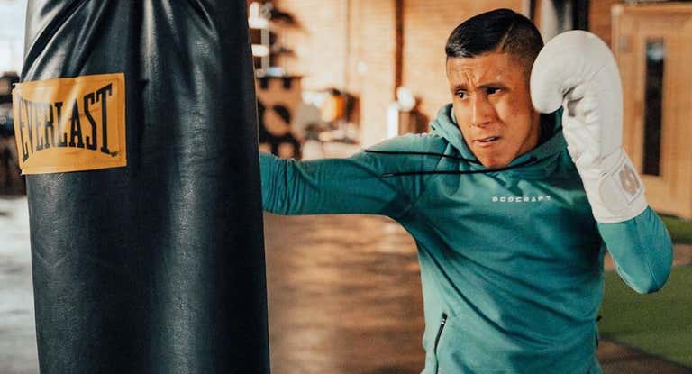 Jeff Molina, durante un entrenamiento.