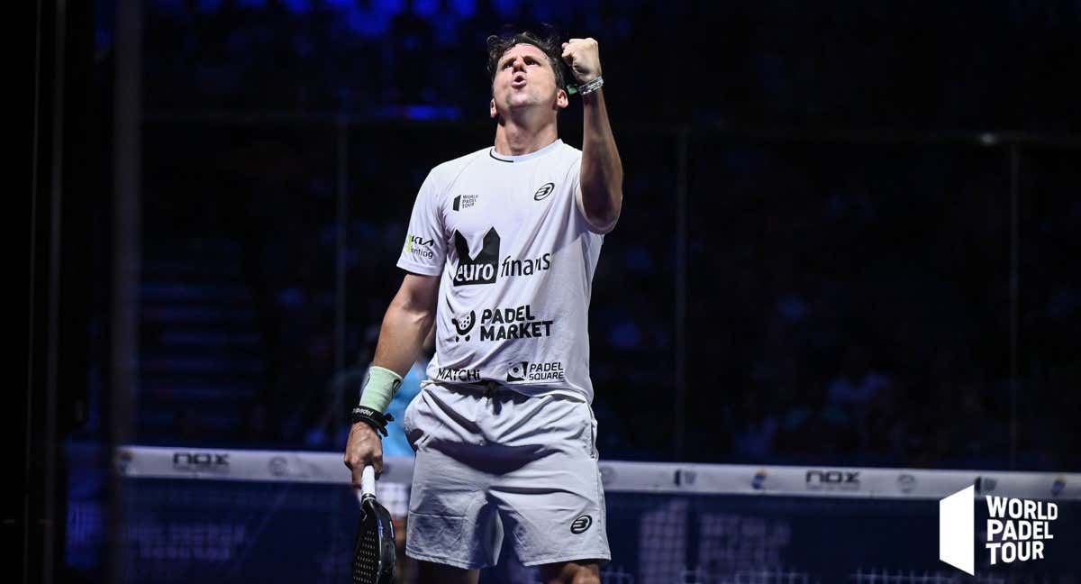 Paco celebrando un punto en Buenos Aires./WPT