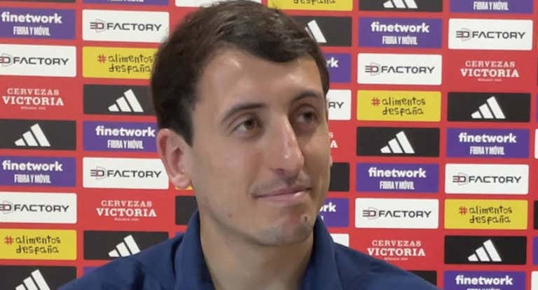 Oyarzabal, durante la entrevista.