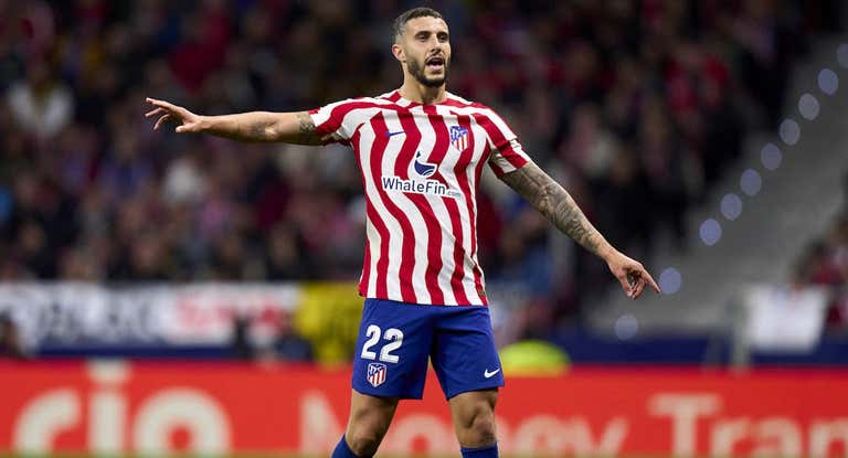 Mario Hermoso, durante un partido esta temporada