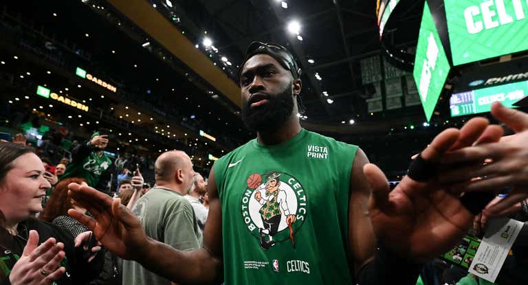 Jaylen Brown tras la última victoria de los Celtics.