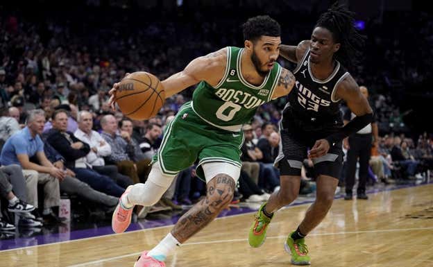 Jayson Tatum en un partido ante los Kings. Efe