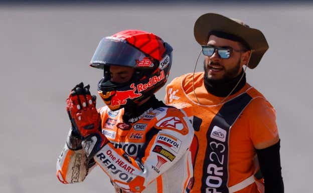 Marc Márquez pidió perdón tras su accidente. Reuters