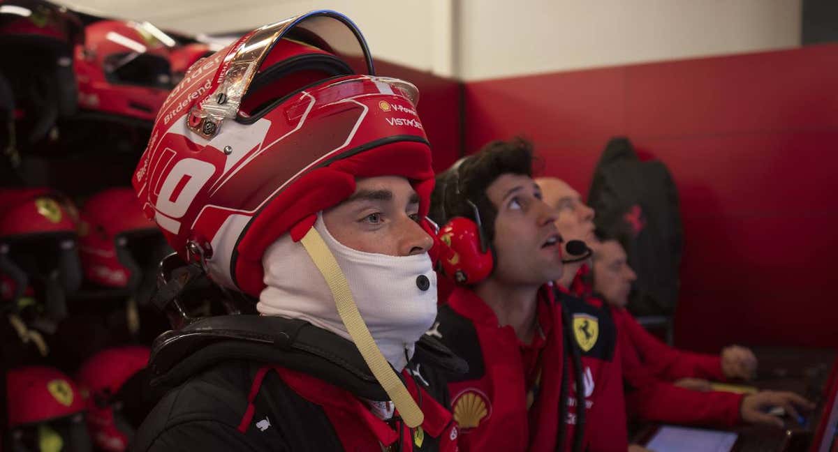 Charles Leclerc, durante el sábado del GP de Australia 2023 de F1.
