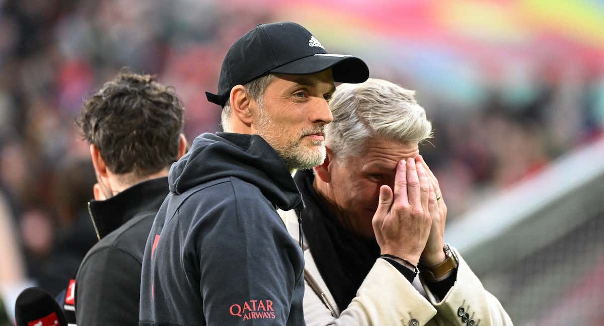 Tuchel celebra el triunfo del Bayern ante el Dortmund./REUTERS