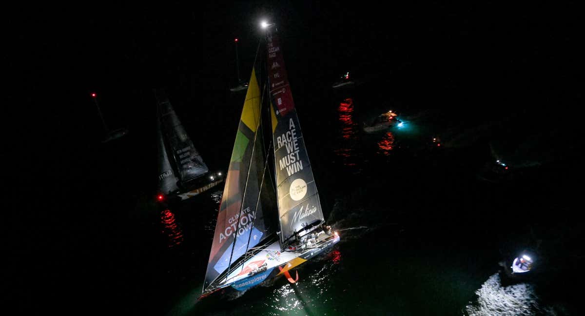 Llegada del Malizia esta madrugada a Itajaí. /SAILING ENERGY / THE OCEAN RACE