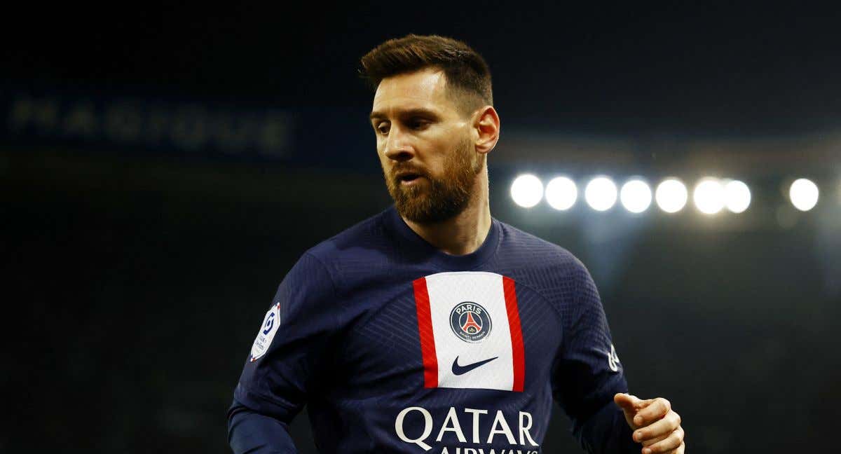 Messi, en un partido con el PSG.