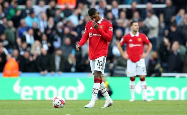 Marcus Rashford, delantero del Manchester United. REUTERS
