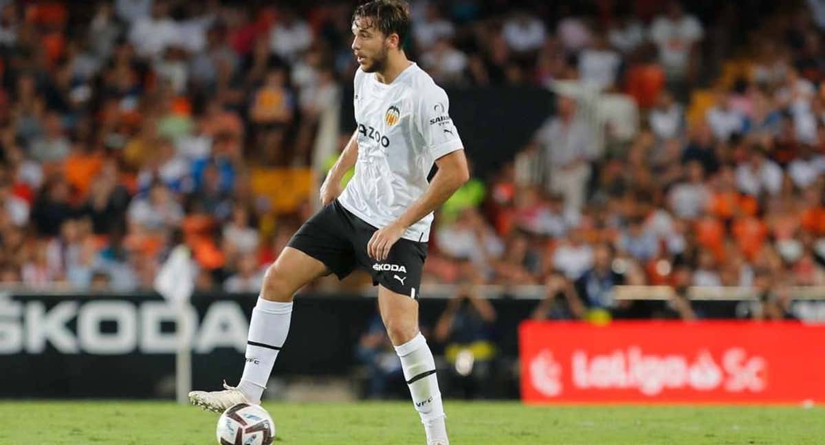Nico González, en un partido.